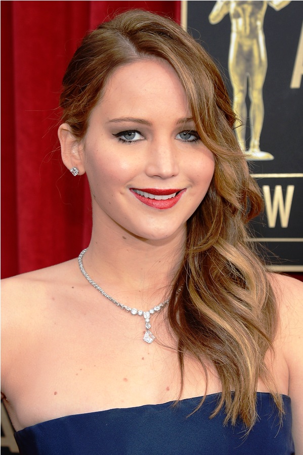 Jennifer Lawrence con joyas Chopard en la Screen Actors Guild Award